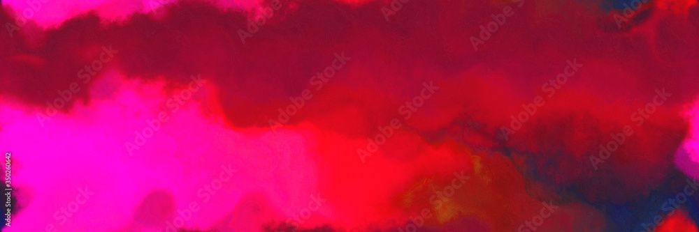 abstract watercolor background with watercolor paint with firebrick, dark pink and deep pink colors