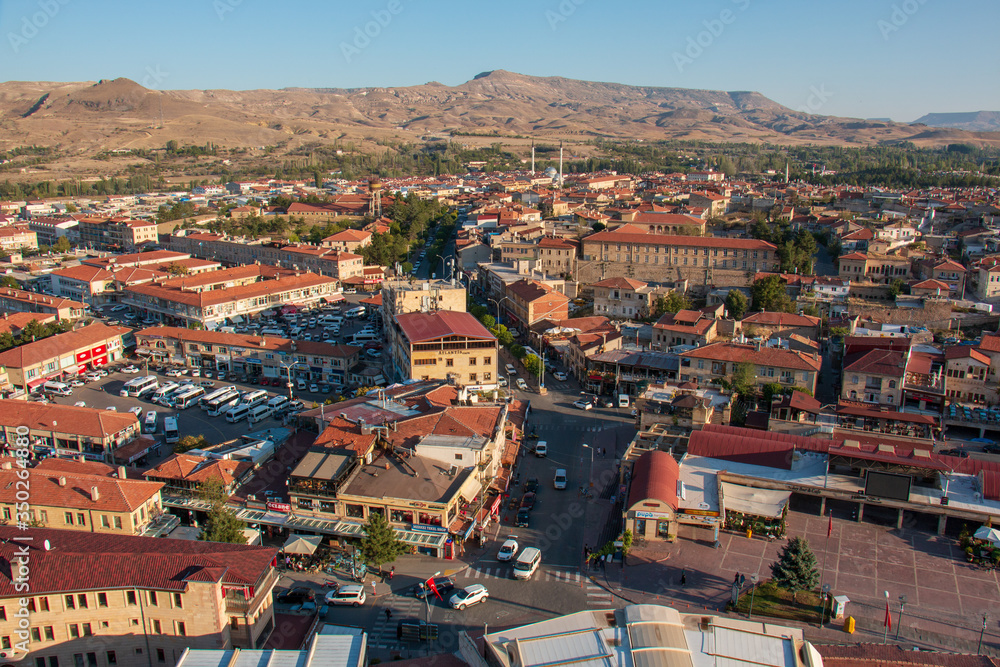 view of the city of Goreme Turkey