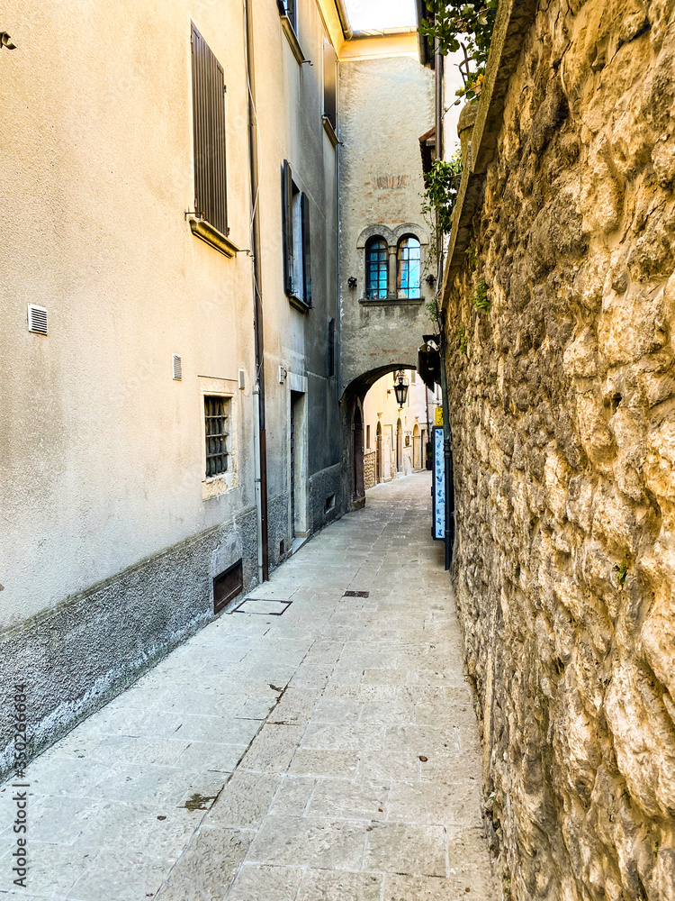 Beautiful street in San Marino

