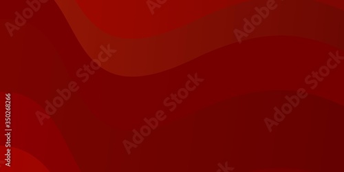 Dark Red vector texture with wry lines. Abstract illustration with bandy gradient lines. Pattern for websites, landing pages.
