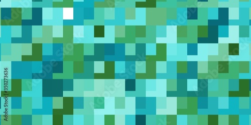 Light Blue  Green vector background in polygonal style. New abstract illustration with rectangular shapes. Pattern for websites  landing pages.