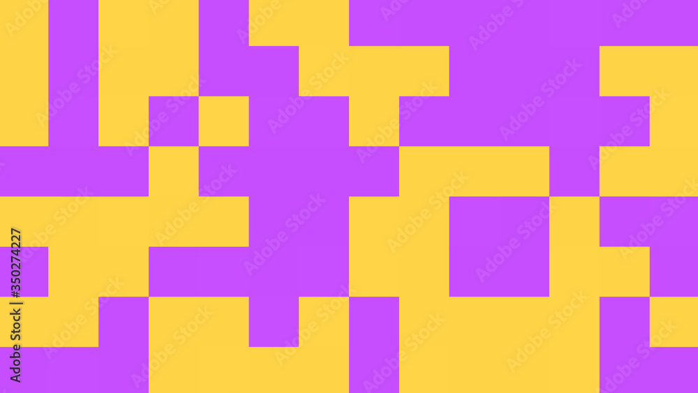 Abstract geometric background with yellow and purple polygons. Abstract geometric background with yellow and purple polygons.