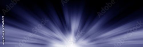 Abstract Light burst on a black background