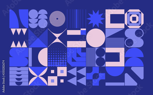 Neo Modernism Artwork Pattern Design