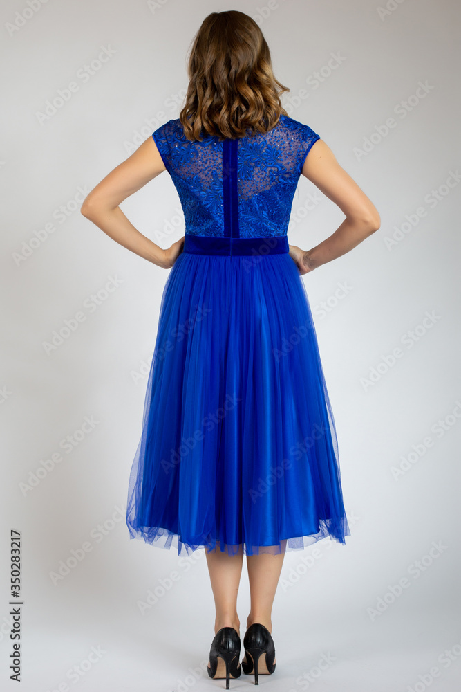 girl in a blue dress girl in a blue dress
