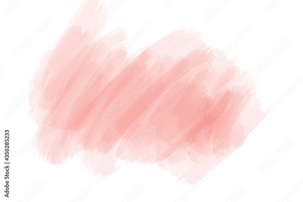 Water color, pink, white background, used as a background in the wedding and other tasks.	