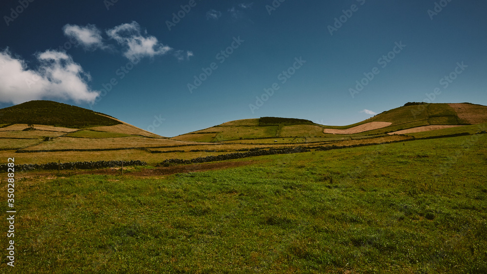 mountains and blue sky mountains and blue sky