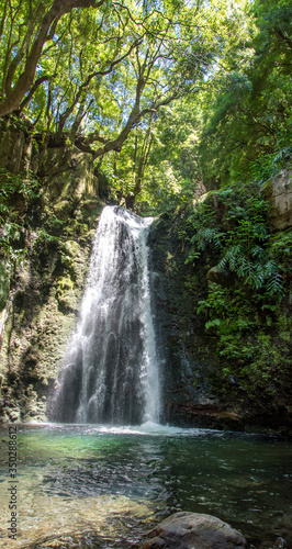 walk and discover the prego salto waterfall on the island of sao miguel  azores.