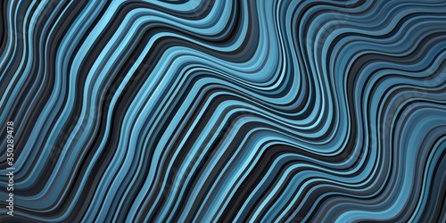 Dark BLUE vector pattern with curved lines.