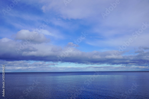  lake view blue sky and clouds