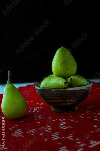 natural and fresh seasonal fruits on the table