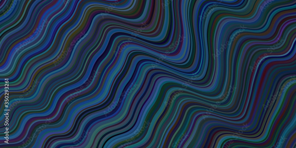Dark BLUE vector layout with bent lines. Dark BLUE vector layout with bent lines.