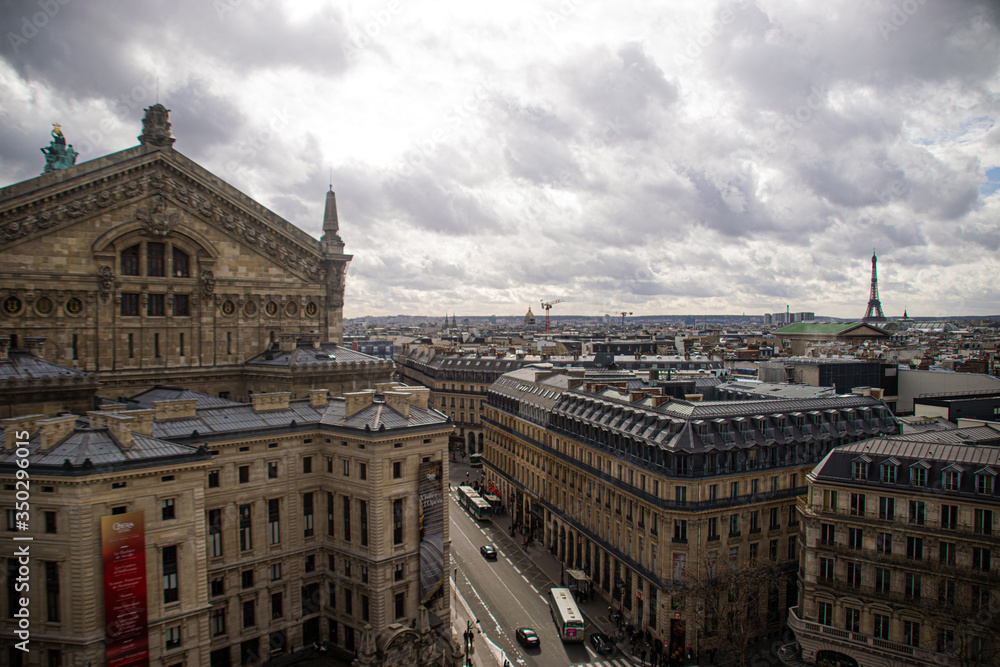 Photo of Garnier Opera in Paris during a cloudy day