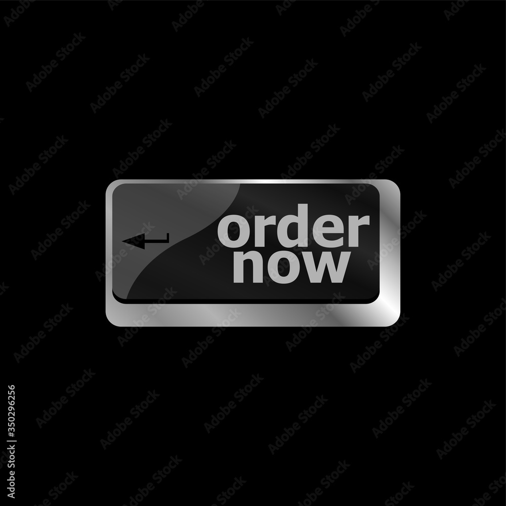 Order now computer key showing online purchases and shopping Order now computer key showing online purchases and shopping