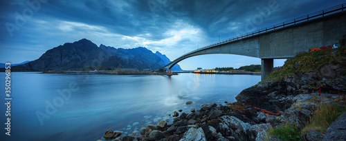 Panorama on the coast and H...