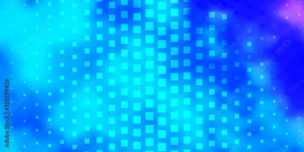 Light Pink, Blue vector texture in rectangular style. New abstract illustration with rectangular shapes. Pattern for commercials, ads.