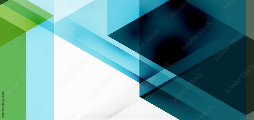 Geometric abstract background, mosaic triangle and hexagon shapes. Trendy abstract layout template for business or technology presentation, internet poster or web brochure cover, wallpaper Geometric abstract background, mosaic triangle and hexagon shapes. Trendy abstract layout template for business or technology presentation, internet poster or web brochure cover, wallpaper