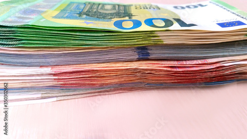 Bild auf Leinwand Money . Equivalent cost of goods and services .