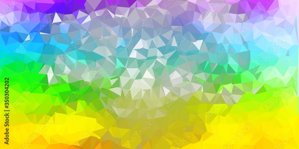 Light multicolor vector polygonal pattern.