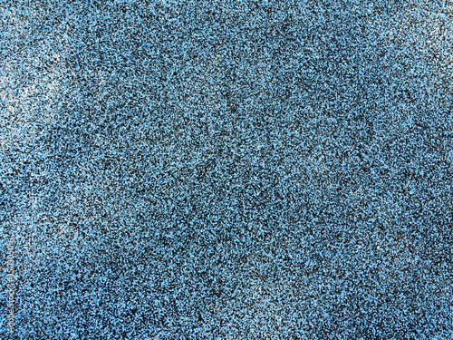 cool modern background of recycled rubber tires blue and black playground floor protection