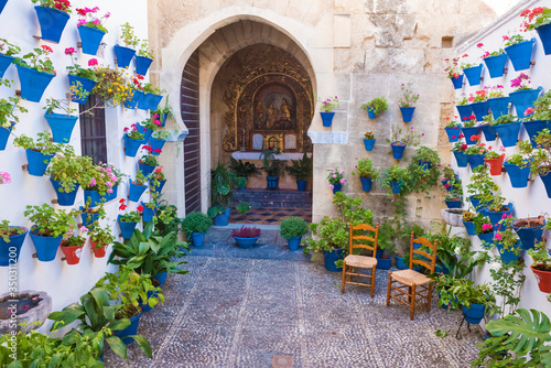 Festival of the Courtyards  in Cordoba, Andalusia, Spain © hectorchristiaen