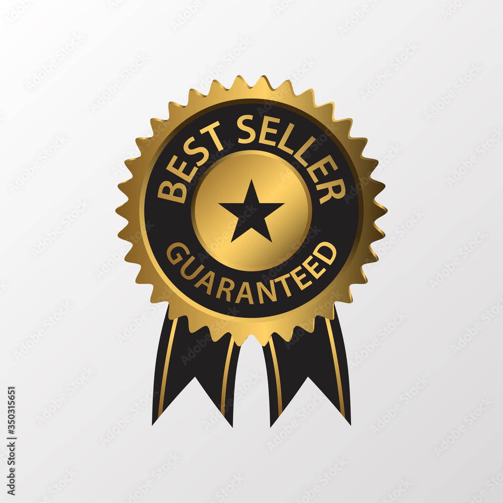 Fototapeta premium Best Seller Badge Illustration