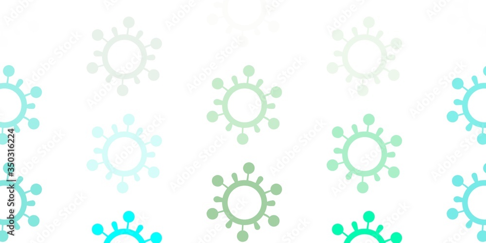 Light Blue, Yellow vector texture with disease symbols. Light Blue, Yellow vector texture with disease symbols.