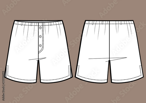 Vector Sketch Men Boxers Pants