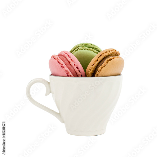 Macaroons in a cup