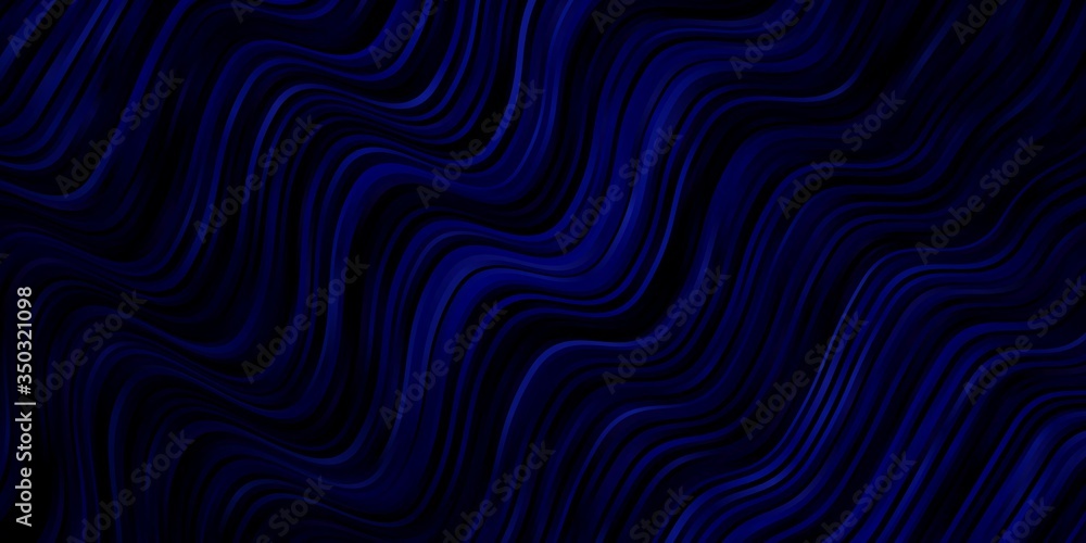 Dark BLUE vector layout with wry lines. Brand new colorful illustration with bent lines. Pattern for ads, commercials. Dark BLUE vector layout with wry lines. Brand new colorful illustration with bent lines. Pattern for ads, commercials.