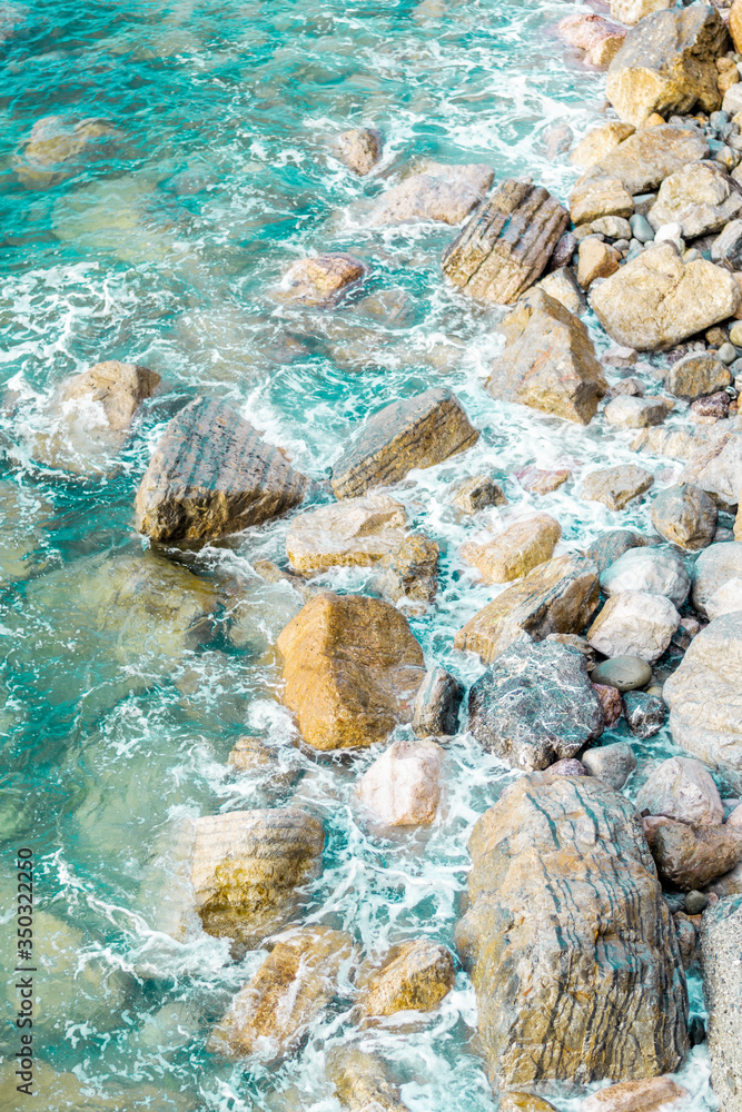 stones in the sea stones in the sea