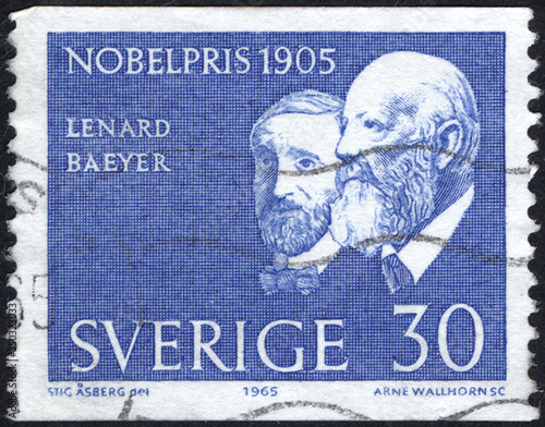Postage stamps of the Sweden. Stamp printed in the Sweden. Stamp printed by Sweden.