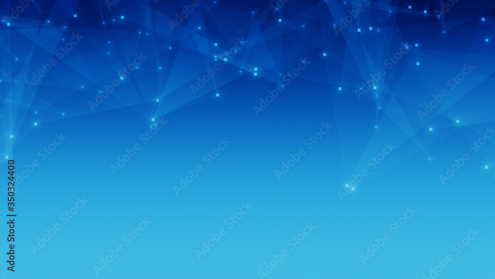 Abstract technology and science polygonal space low poly background Tone blue with connecting dots and lines. Abstract technology and science polygonal space low poly background Tone blue with connecting dots and lines.