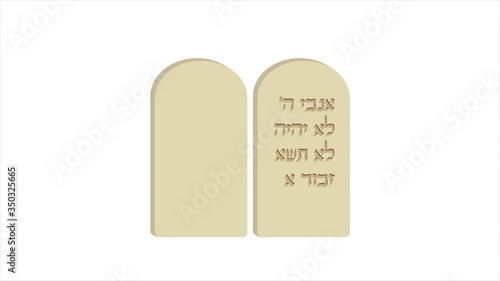 Tablets of Stone, Ten Commandments, Jewish holiday of Shavuot