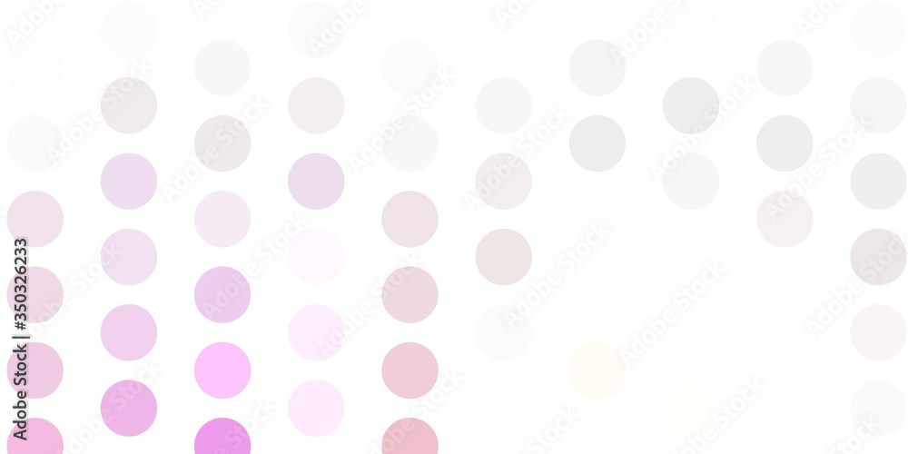 Light pink vector layout with circle shapes. Light pink vector layout with circle shapes.
