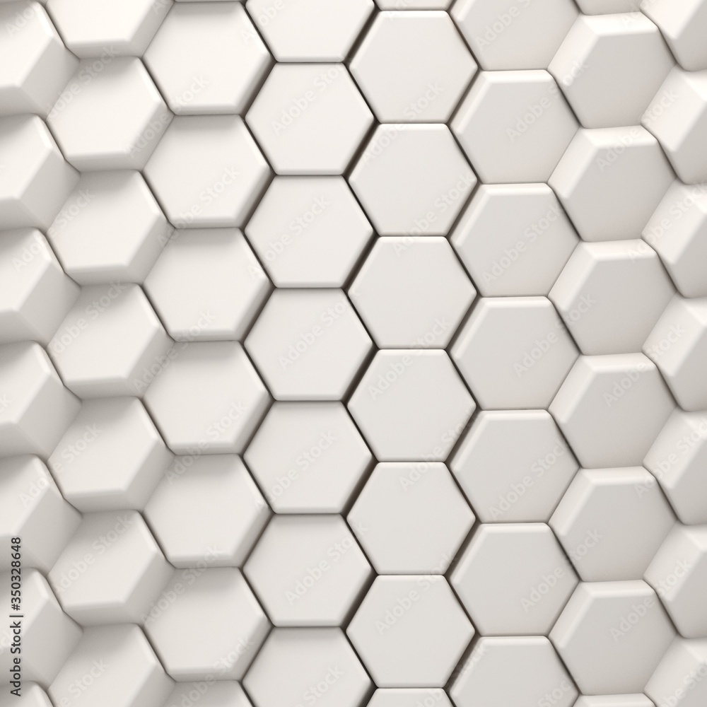 3d illustration of polygonal parametric pattern 3d illustration of polygonal parametric pattern