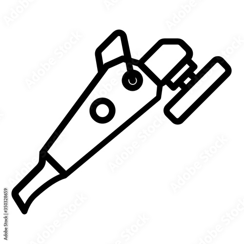Car Buffers Machine Concept, Variable Speed Auto Waxer-Polisher Device Vector Icon Design, Carwash & Detail Center equipment on white background 