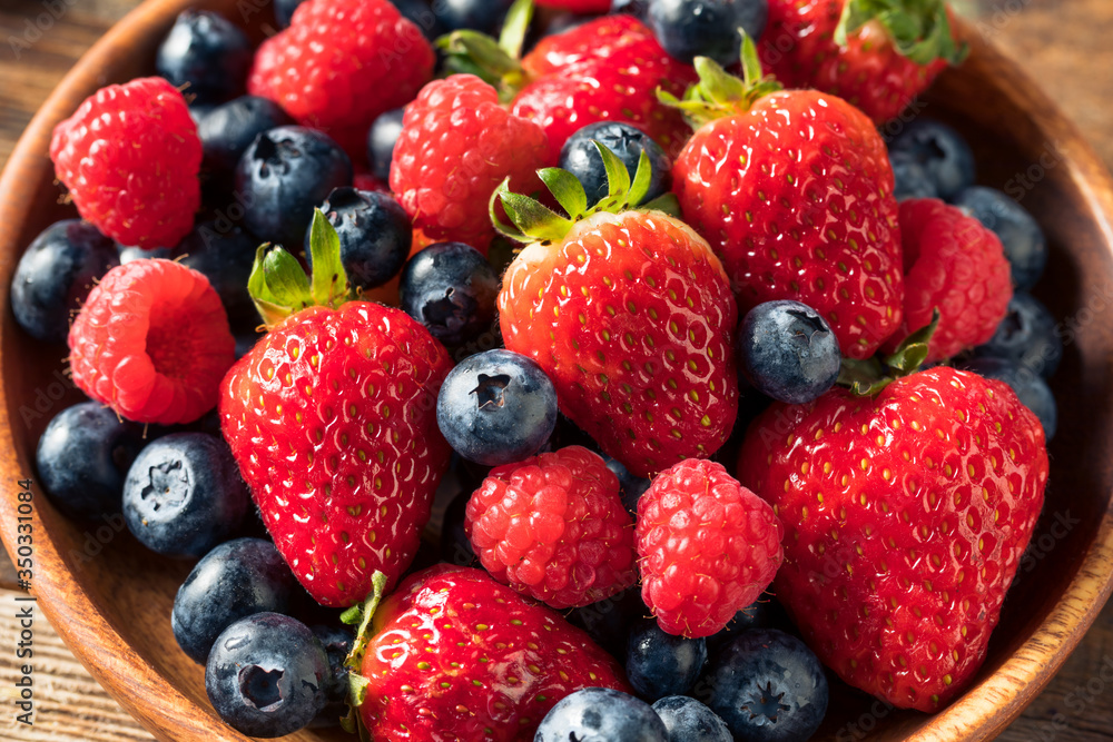 Raw Organic Assorted Fresh Berries Raw Organic Assorted Fresh Berries