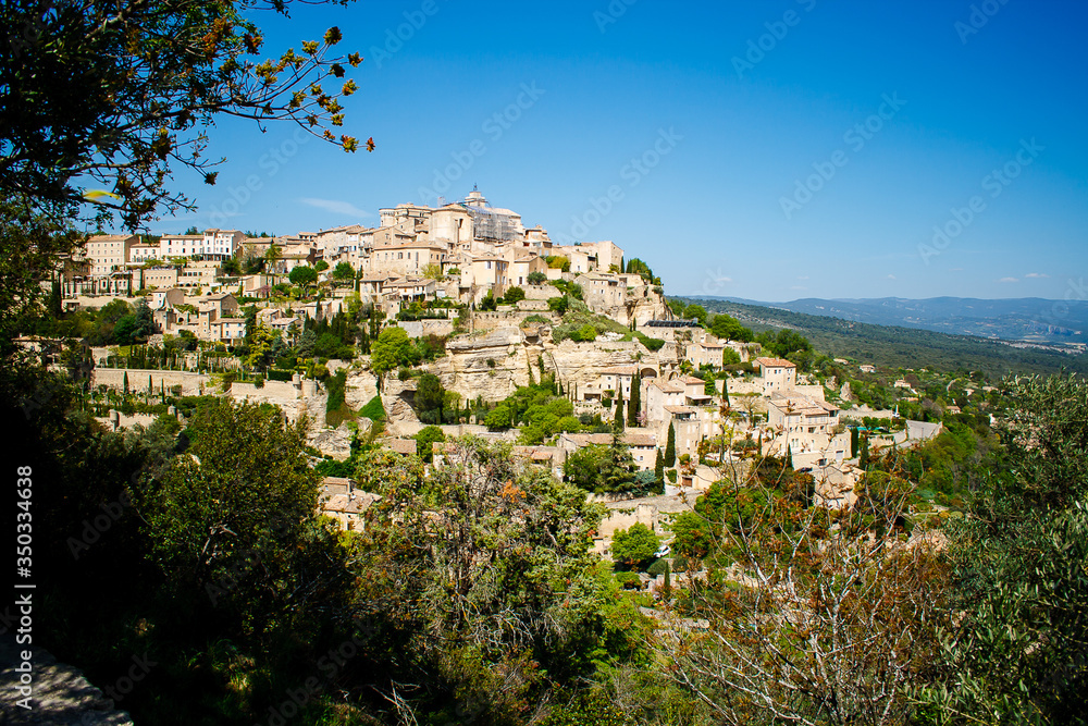 The views of Provence in summer