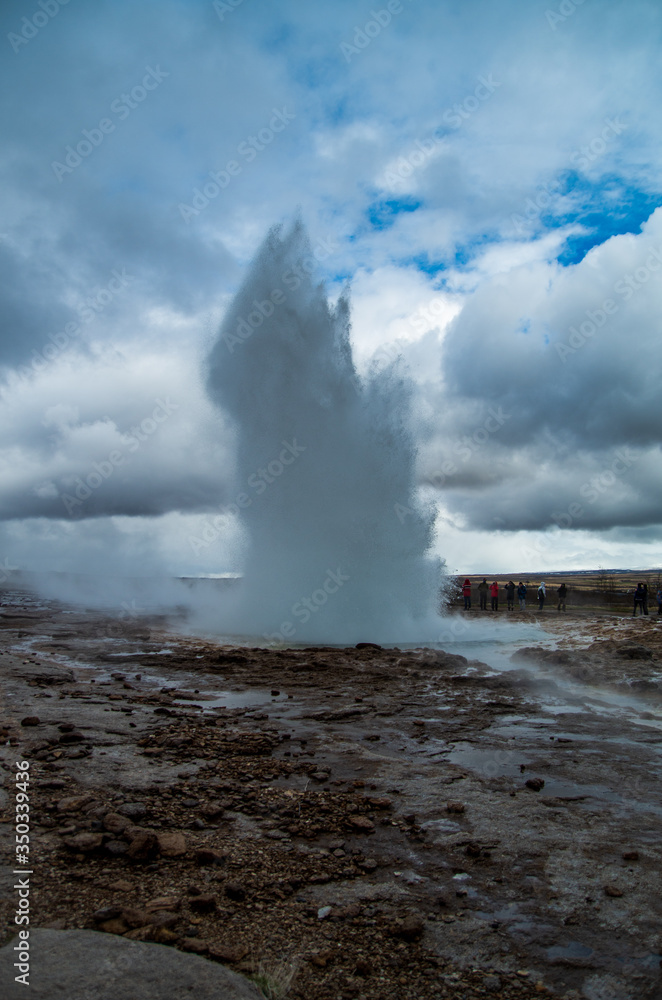 Strokkur geyser, Geysir, Iceland