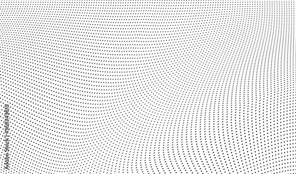 Abstract halftone background. Monochrome grunge pattern of dots. The waves are smooth and chaotic. Pop art texture for business cards, posters, labels, business cards Abstract halftone background. Monochrome grunge pattern of dots. The waves are smooth and chaotic. Pop art texture for business cards, posters, labels, business cards