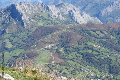 vista desde el Angliru, Asturias, Spain photo