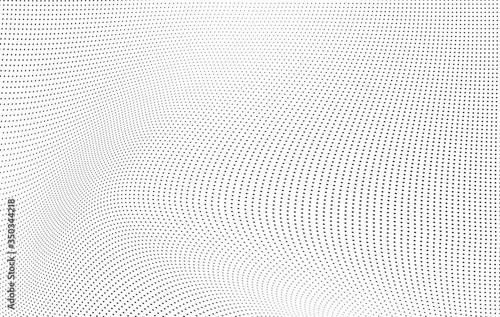 Abstract halftone background. Monochrome grunge pattern of dots. The waves are smooth and chaotic. Pop art texture for business cards, posters, labels, business cards Abstract halftone background. Monochrome grunge pattern of dots. The waves are smooth and chaotic. Pop art texture for business cards, posters, labels, business cards