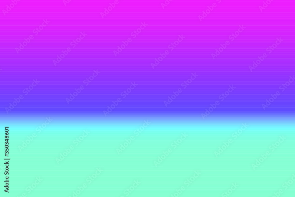 Fototapeta premium Vaporwave neon blue and pink gradient. Retrofuturism 80s style.