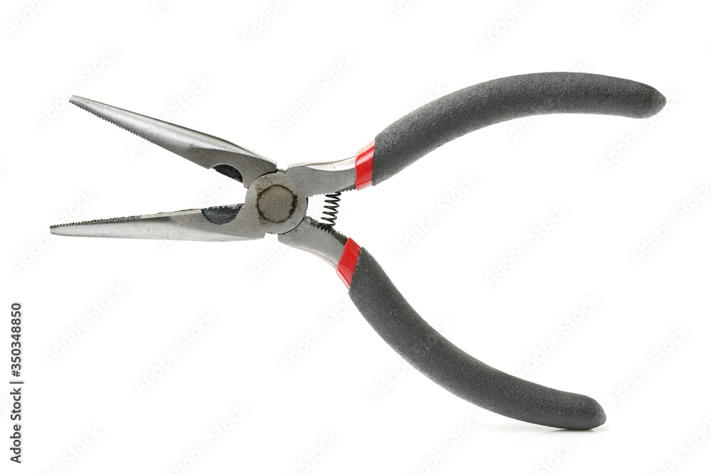 Obraz premium pliers isolated on white background