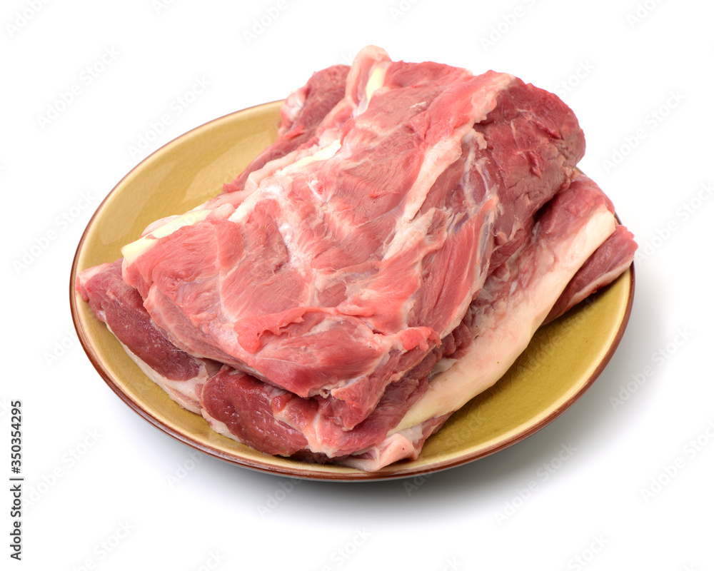 Pork Tenderloin on the white background Pork Tenderloin on the white background