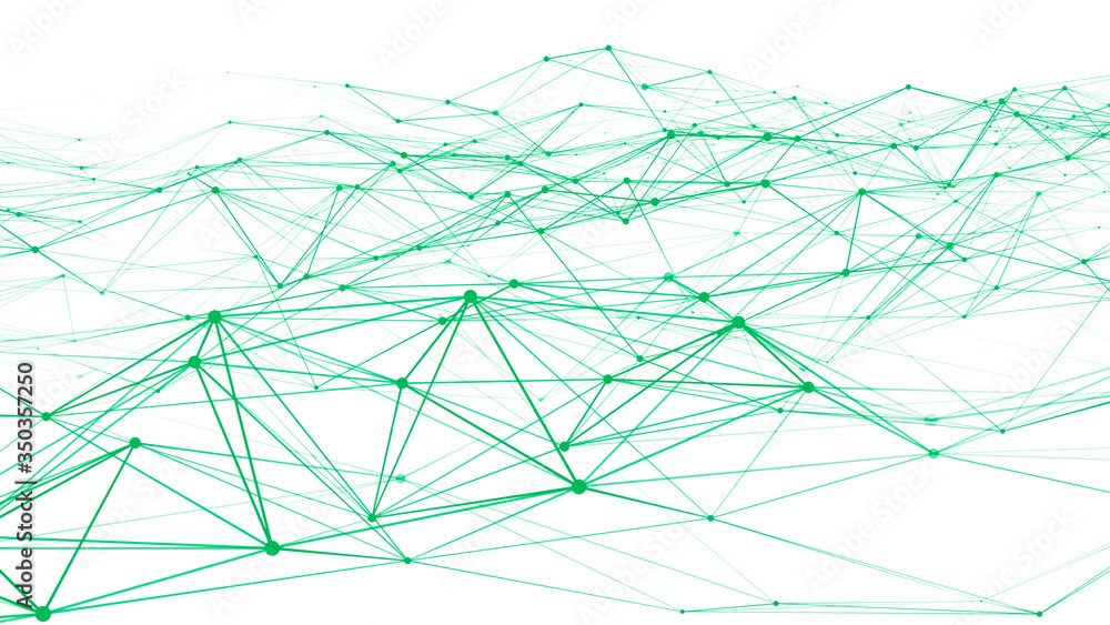 Polygonal white background with connecting dots and lines. Network connection structure. Plexus effect. 3d rendering. Polygonal white background with connecting dots and lines. Network connection structure. Plexus effect. 3d rendering.