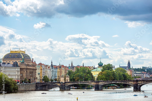 Photography view of the city Prague