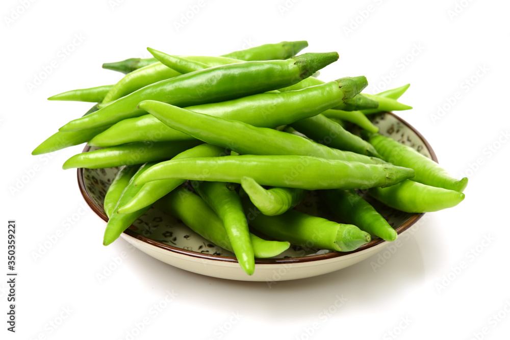 fresh chili on white background fresh chili on white background