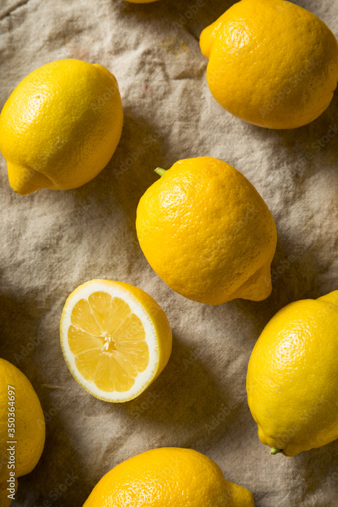 Raw Organic Yellow Lemons